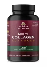 Ancient Nutrition Multi Collagen Advanced Lean+ Supplement 90 Capsules Exp 2026