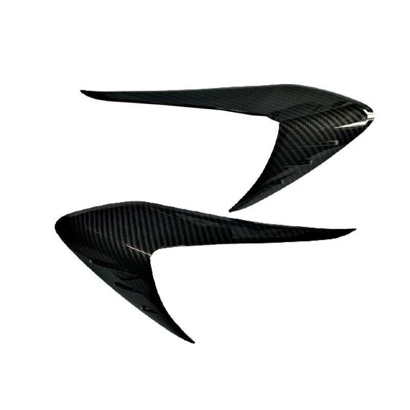 Cubierta de párpado de faros de fibra de carbono ABS para Subaru XV Crosstrek 2012-2017 Foto 2 de 3