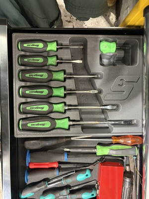 #ad Snap On Instinct Soft Grip Combination Screwdriver Set green GBP 129.13