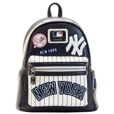 New York Yankees MLB Patches Loungefly Mini Backpack. New