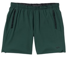 RVCA Yogger Stretch Athletic Shorts - Hunter Green - New