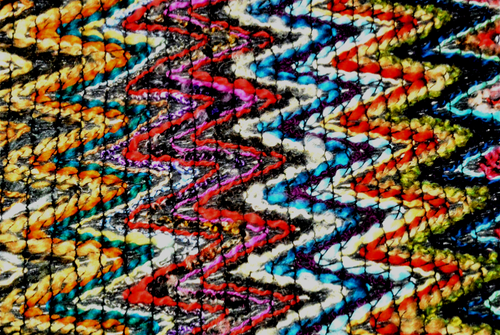 WOOL & CASHMERE LUXURY BOUCLE CHEVRON KNIT 20 COLOUR VARIATION MADE IN ITALY B11 - Picture 11 of 12