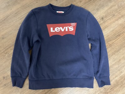 Levis Sweatshirt, Größe: 152  blau, Print, Mädchen