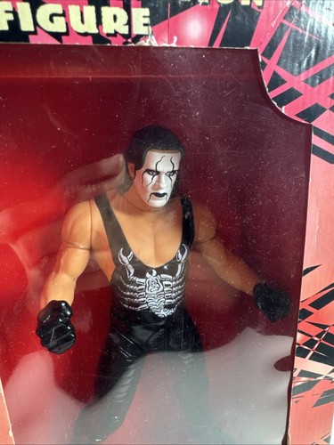 1998 KB Toys Exclusive WCW NWO Sting Wrestling Series Poseable Action Figure NIB - Picture 7 of 10