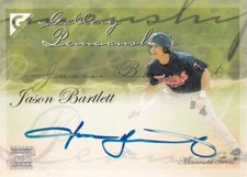 Jason Bartlett Signed 2005 Topps Gallery Penmanship Baseball Card #JB Autograph