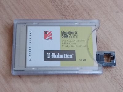  US Robotics Megahertz 56k PC Card Modem XJACK   Modell XJ1560
