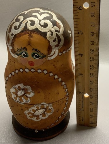 Vintage Wood Burned Nesting Russian Dolls (5) - Picture 11 of 11