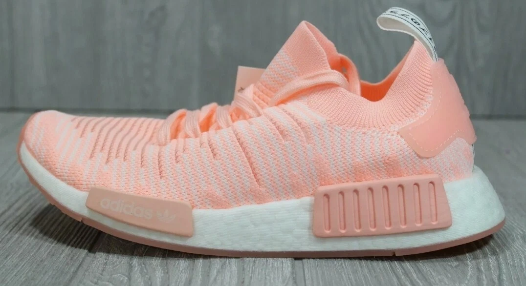 Adidas NMD R1 STLT Primeknit Sunset Peach Shoes Womens Sz 6.5