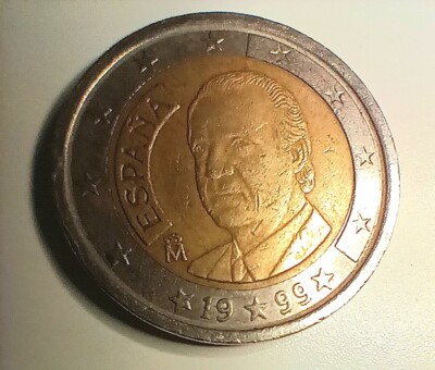 European Union Spain 2 Dollar Euro year 1999 | eBay