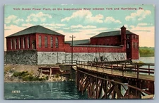 YORK HAVEN POWER PLANT PA ANTIQUE POSTCARD