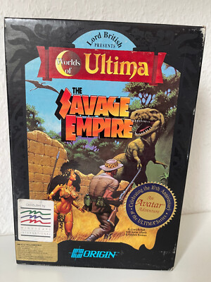 WORLDS OF ULTIMA: THE SAVAGE EMPIRE - PC - BIG BOX - ONLY BOX - NO GAME