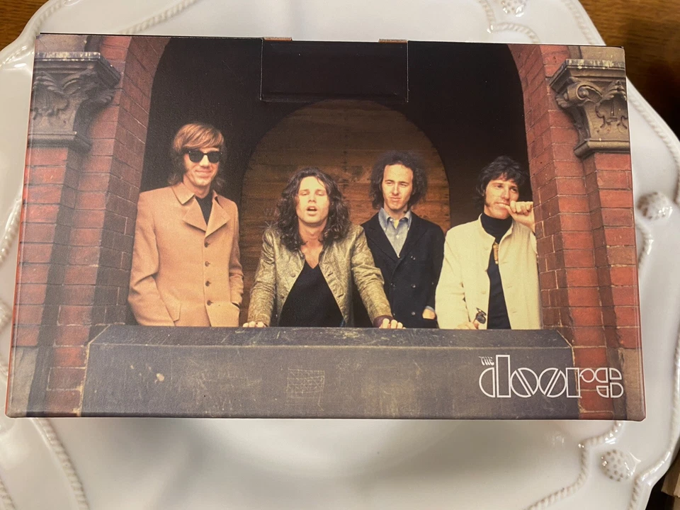 The Doors Mini Crosley Turntable w/ 3 3” Vinyl Singles RSD 2023 Record Store Day - Image 4 of 4