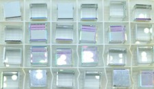 Swarovski 4840 - Cube Crystal Stone - 14mm. 2 pieces per pack - Vintage