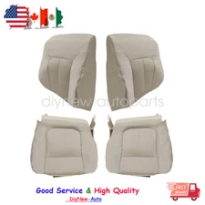 New Driver & Passenger Bottom & Top Cloth Seat Cover Tan For 2011-2014 Ford F150