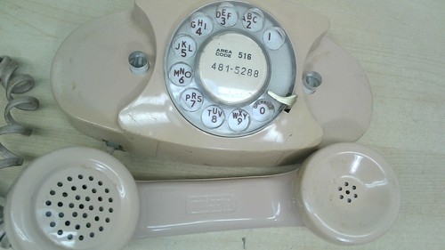 VTG 1970s Princess Telephone Rotary Dial Beige 702BM Western Electric – Untested - Picture 3 of 17