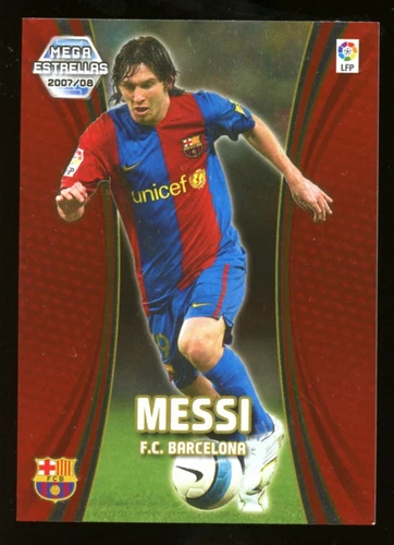 2007-08 Panini Megacracks #387 Lionel Messi MGK 2007 2008 FC Barcelona Estrellas