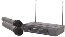 Qtx Dual Handheld Wireless Microphone System Vhf 173.8mhz + 174.8mhz