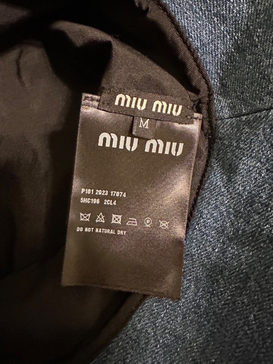 MiuMiu Denim bucket hat | eBay