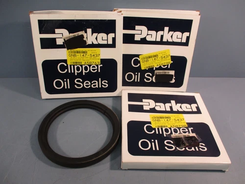 Lot of (3) Parker 1QTR16 JM Split Clipper Oil Seal, Rubber