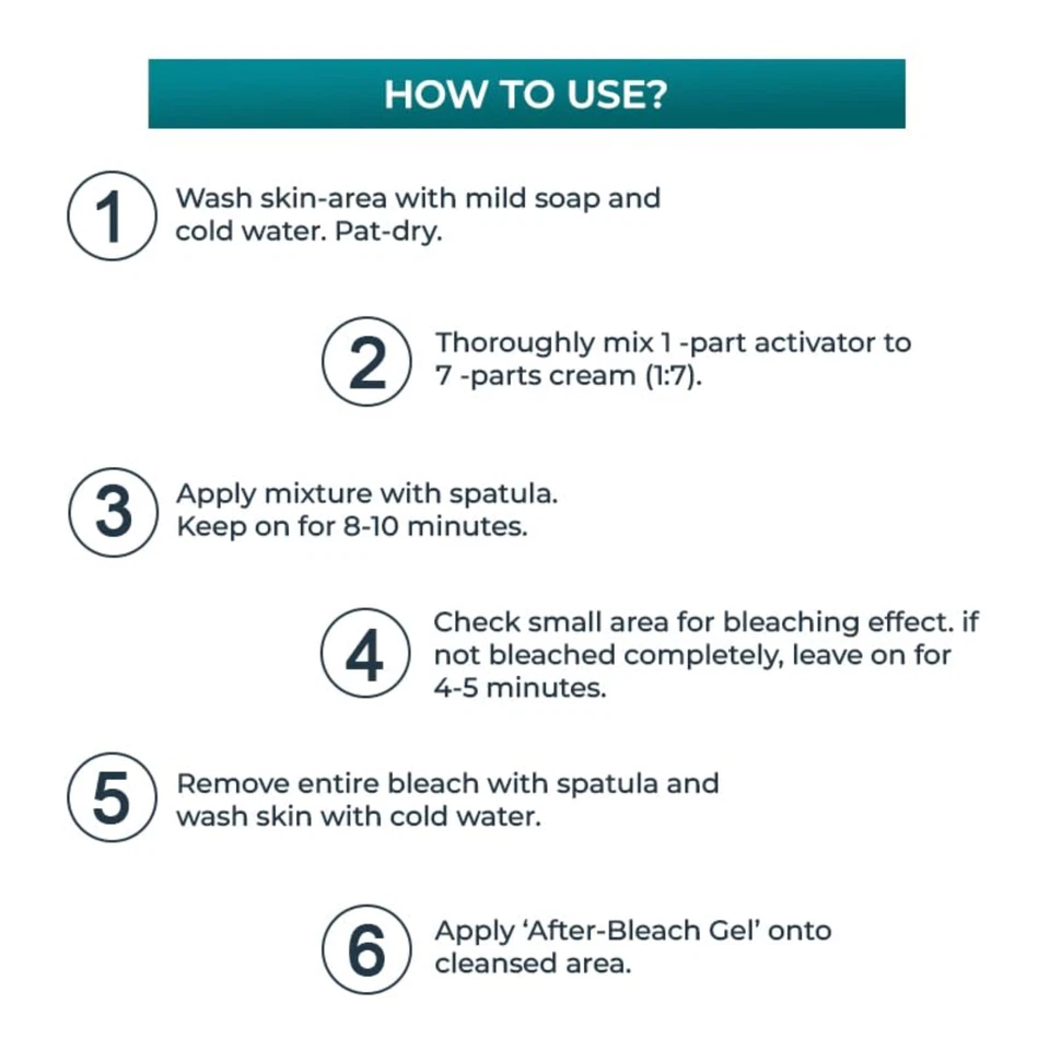 Crema aclaradora de cabello Jolen - Crema blanqueadora rápida y suave (28 g) Foto 3 de 4