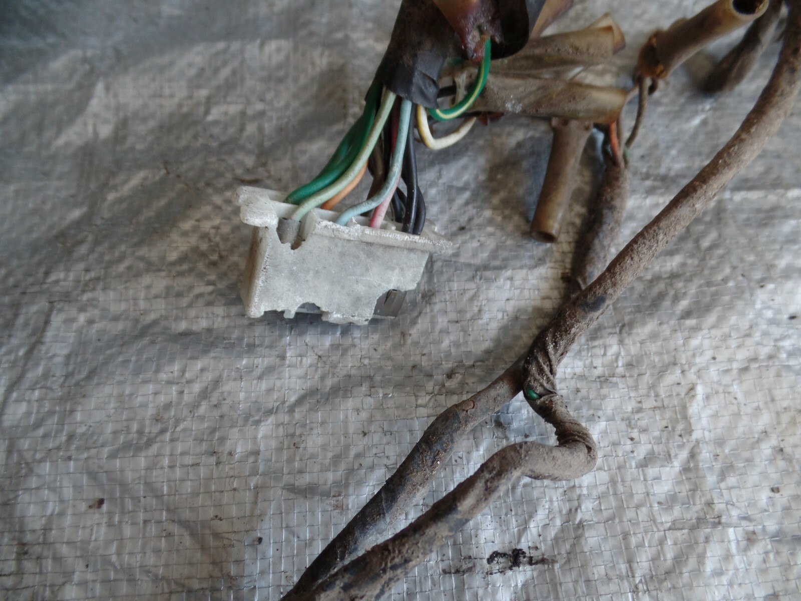 Honda XL250S XL250 Wiring Wire Harness *CONNECTOR HAS DEFECT 1978 1979