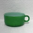 Glasbake Milk Glass Soup Mug C-Handle J-2711 USA Vintage
