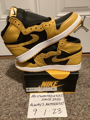 DS 2021 Nike Air Jordan Retro 1 OG High Pollen GS Sz 6Y/Women's Sz