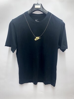 Nike Sportswear Black And Metallic Gold Nike Shirt Nike Sportswear