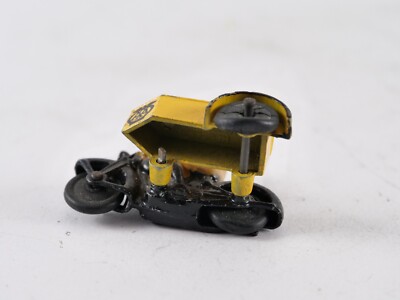 Dinky Toys GB N°44B – Moto De Police Avec Motard – Échelle 1:43 – Vintage Jaune