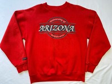 Vintage 90s JanSport Arizona Wildcats Red Crewneck Sweatshirt Made in USA SZ XL