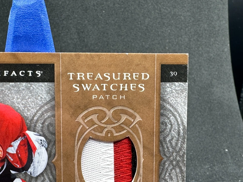 Muestras atesoradas de artefactos UD 2007-08 #TS-NK Nikolai Khabibulin/50 3 colores Foto 3 de 4