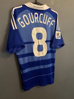 GOURCUFF #8 MEN'S FRANCE NATIONAL 2008/2010 SOCCER FOOTBALL SHIRT
