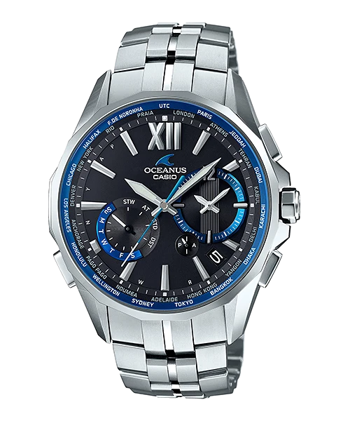 CASIO OCEANUS OCW S3400 1AJF MANTA Titanium Sapphire Crystal Radio Solar Watch