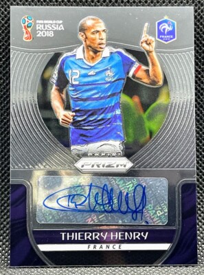 2018 Panini Prizm World Cup =Thierry Henry= Signatures Auto #S-TH 