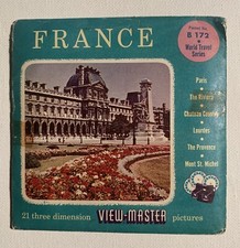 View-Master FRANCE World Travel Series B172 - 3 Reel Set Booklet V3