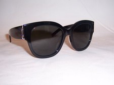 NEW SAINT LAURENT SUNGLASSES SL M95/F 005 BLACK/GRAY POLARIZED AUTHENTIC 95