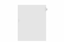 Letter Size Individually Numbered 1/25th Cut Side Tab Index Dividers, 25 Sheets 