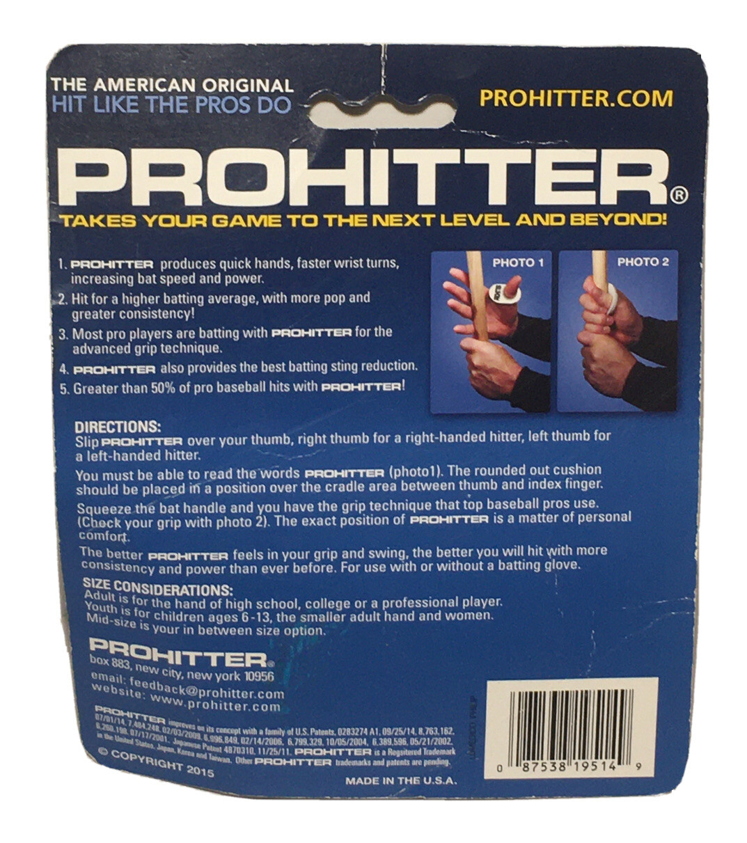 prohitter sizing