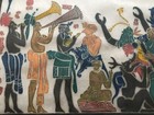 Rare Mayan Culture Signed Painting (Certified Copy from Bonampak"s Acropolis). — photo 3