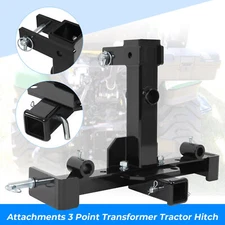 For Category 1 Tractor 3 Point Hitch Attachment Trailer Hitch Drawbar Adapter