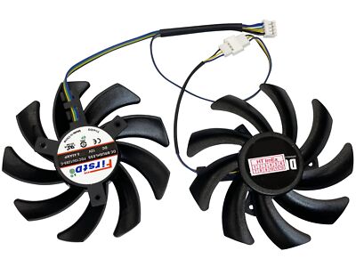 Grafikkarte Lüfter Kühler Fan für Sapphire HD6850 1G GDDR5 Black Edition OC