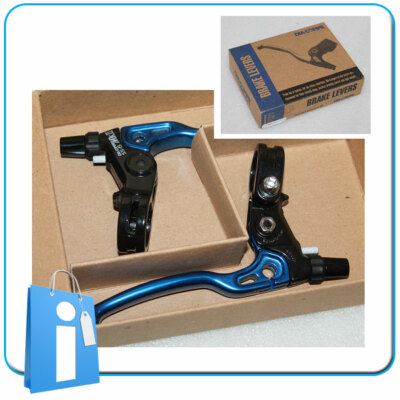 TOP Bremshebel V-Brake Cantilever DIA COMPE SS5 mkII Blau Retro Vintage Yeti
