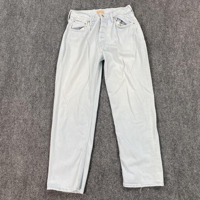 Mother Jeans Womens 25 Light Wash Pina Colada Straight Leg Tomcat Ankle Pixie