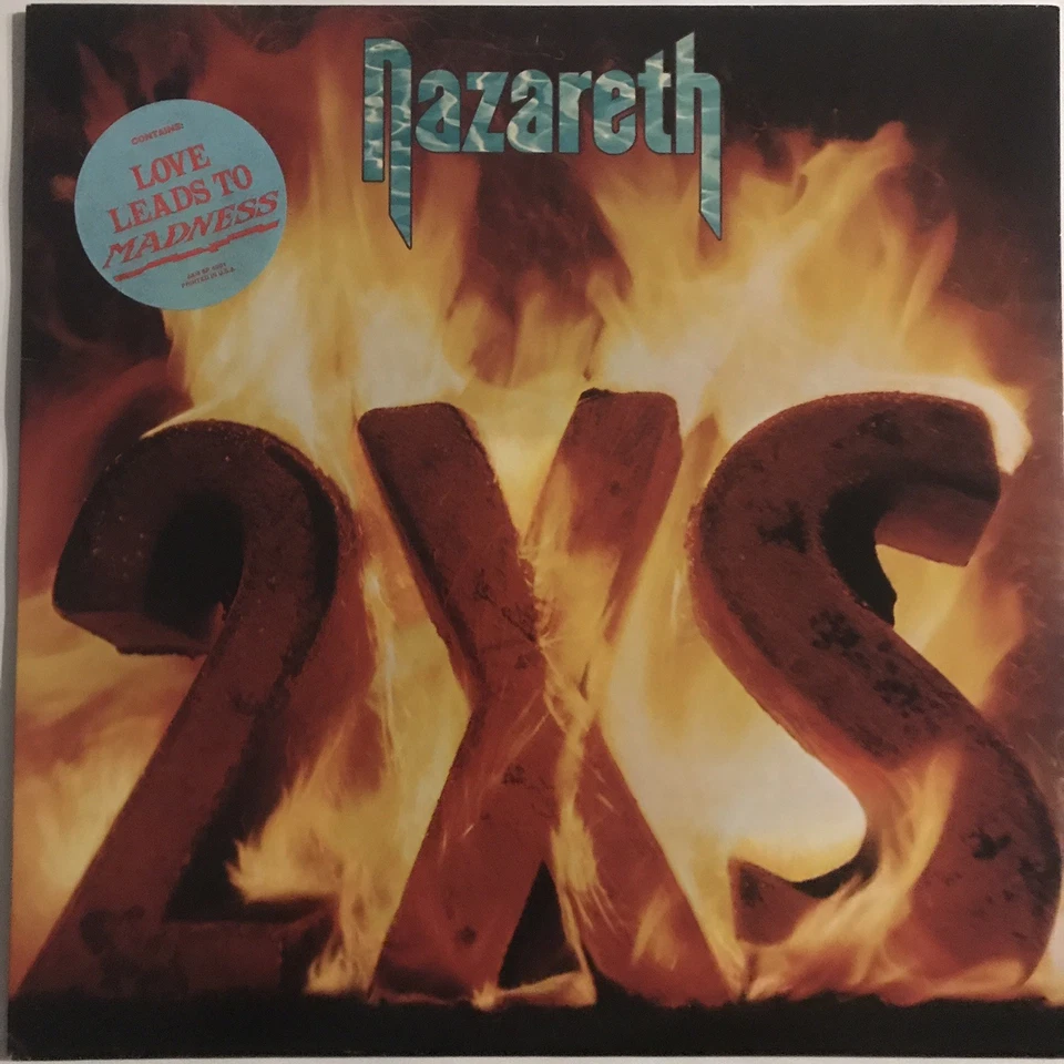 Nazareth 1982 2XS LP A&M SP-4901 US 🇺🇸import➕promo poster - Image 2 of 4