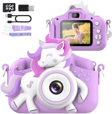 Kids Camera for 3-8 Years Old Toddlers Childrens Boys Girls Selfie Camera 20 ...