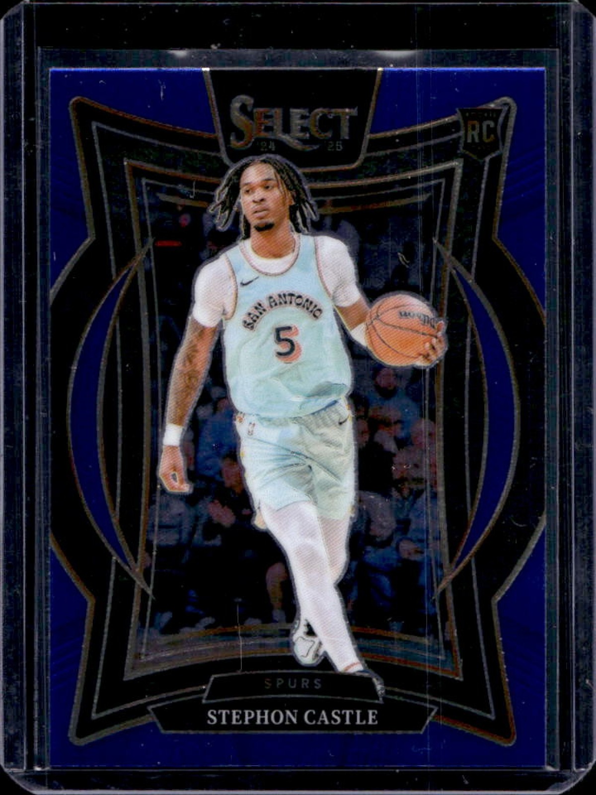 2024-25 Select Stephon Castle Concourse RC Blue Retail #72 Spurs