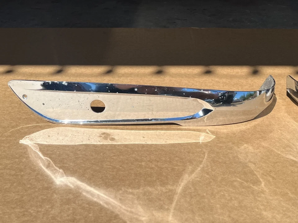 Mopar 1963 - 1964 B 型车身道奇 Polara 长椅镀铬 #2419412 & #2419413 — 第 4/4 张图片