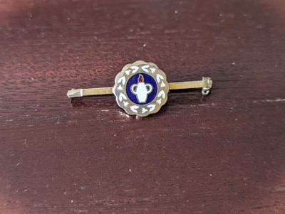 Vintage Mid-Century Florence Nightingale ''Lampe des Wissens'' Krankenpflege Pin