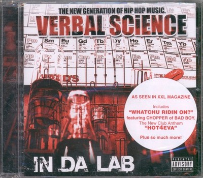 Verbal Science In da Lab CD USA Hot4eva 2005 CD. Sealed - Has info sticker on