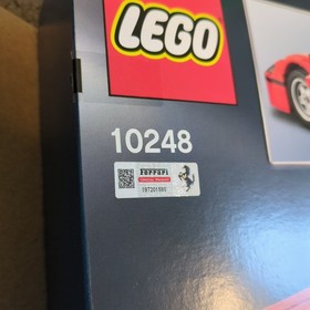BOX ONLY - LEGO Ferrari F40 (10248) - Creator Expert (2015) - NO SET OR PIECES